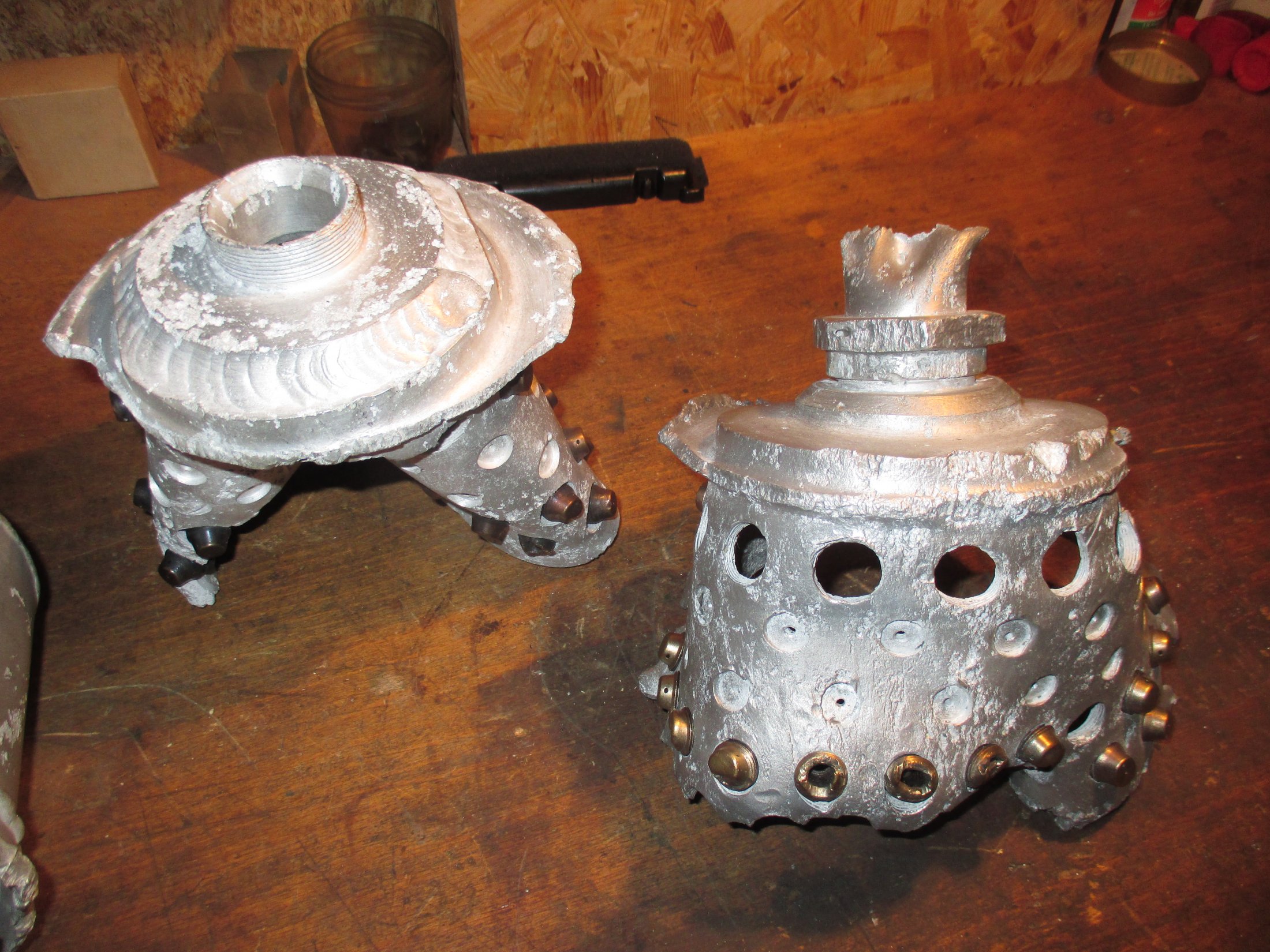 Relics of A4 25-ton 1941 aluminium injector head