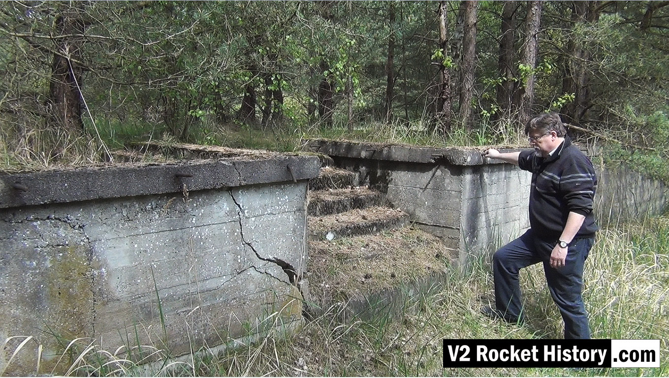 Ruins of materials storage station No 9 next to F1 